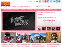 Tablet Screenshot of latinamomtv.com